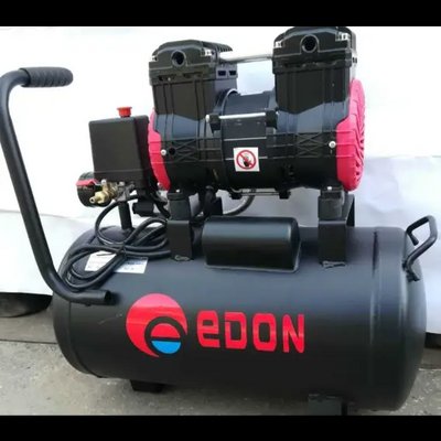 Потужний компресор безмасляний Edon ED-1100-10L: ресивер 10л, 1.1 кВт, 8 бар, вага 25 кг NL ED-1100-10L NL фото