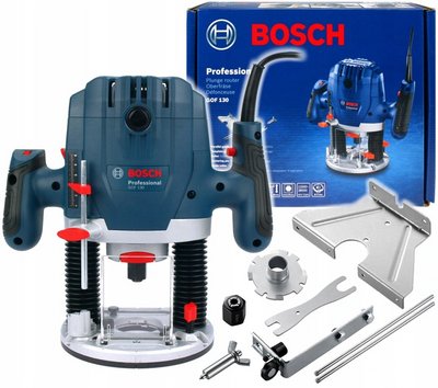 Компактний професійний фрезер Bosch GOF 130 (06016B7000): 1300Вт, 6-8 мм цанговий патрон, 28000 об/хв. NL 06016B7000 NL фото